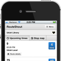 iPhone-Routeshout
